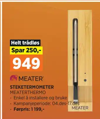 POWER Steketermometer tilbud