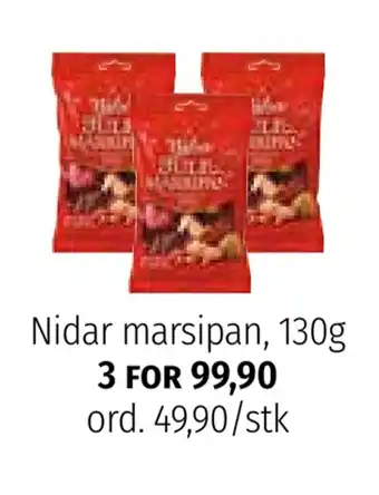 Nille Nidar marsipan, 130g tilbud