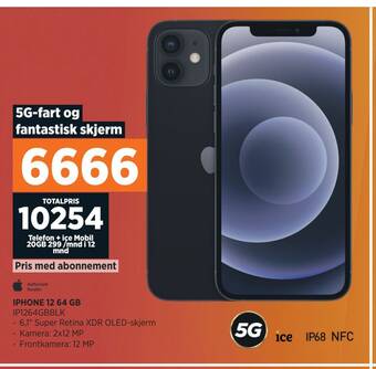 POWER Iphone 12 64 gb tilbud