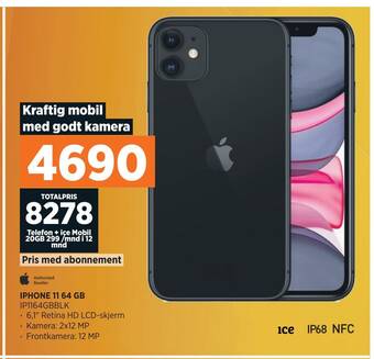 POWER Iphone 11 64 gb tilbud