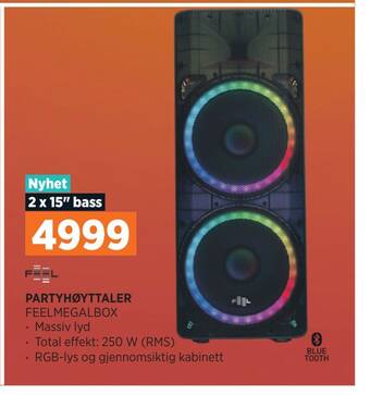 POWER Partyhøyttaler tilbud