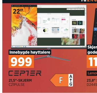 POWER 21,5-skjerm tilbud
