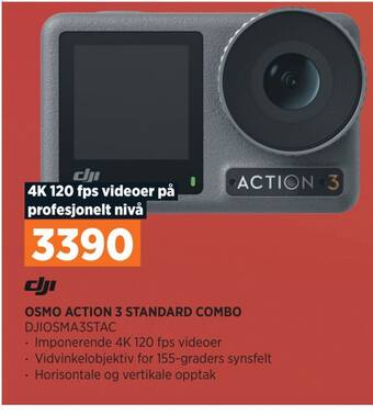 POWER Osmo action 3 standard combo tilbud