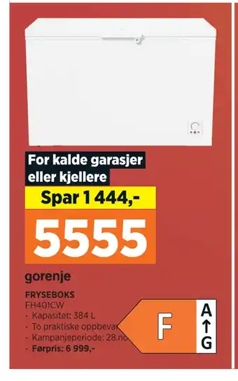 POWER Fryseboks tilbud