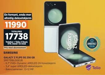 POWER Galazy z flip5 5g 256 gb tilbud