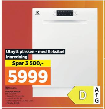 POWER Oppvaskmaskin tilbud