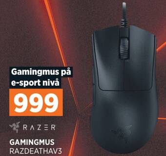 POWER Razer gamingmus tilbud