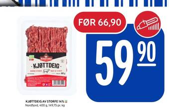 Rema 1000 Kjøttdeig av storfe 14% tilbud