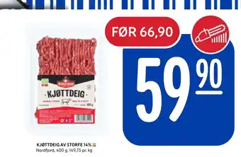 Rema 1000 Kjøttdeig av storfe 14% tilbud