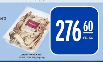 Rema 1000 Urøkt pinnekjøtt tilbud