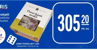 Rema 1000 Urøkt pinnekjøtt lam tilbud