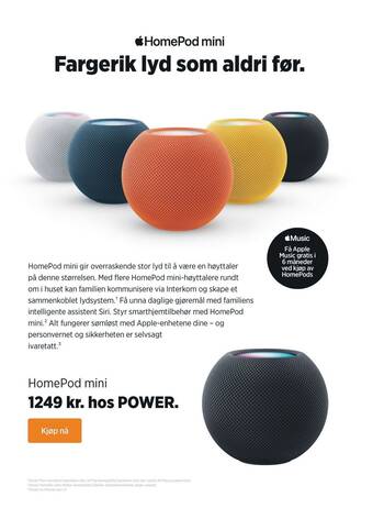 POWER Homepod mini tilbud