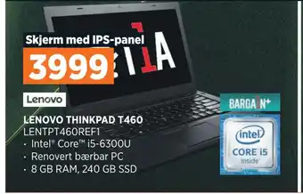 POWER Lenovo thinkpad t460 tilbud