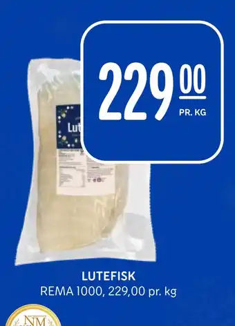 Rema 1000 Lutefisk tilbud