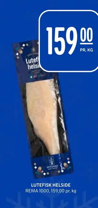 Rema 1000 Lutefisk helside tilbud