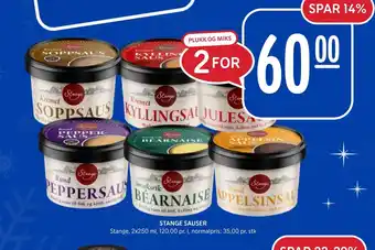 Rema 1000 Stange sauser tilbud