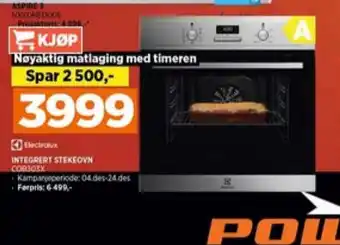 POWER Electrolux innbyggovn tilbud