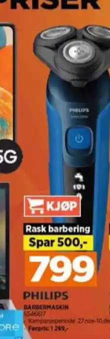 POWER Philips barbermaskin tilbud
