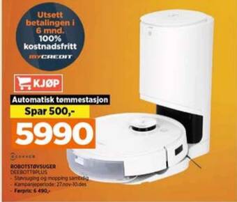 POWER Ecovacs robotstøvsuger tilbud