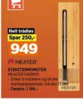 POWER Meater steketermometer tilbud