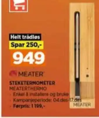 POWER Meater steketermometer tilbud