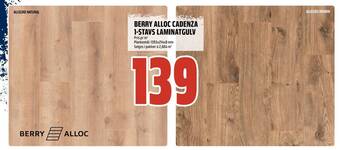 Coop Obs Berry alloc cadenza 1-stavs laminatgulv tilbud