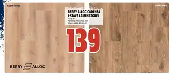 Coop Obs Berry alloc cadenza 1-stavs laminatgulv tilbud