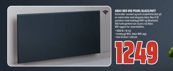 Coop Obs Adax neo h10 pearl black/hvit tilbud