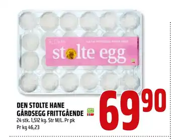 Coop Obs Den stolte hane gårdsegg frittgående tilbud