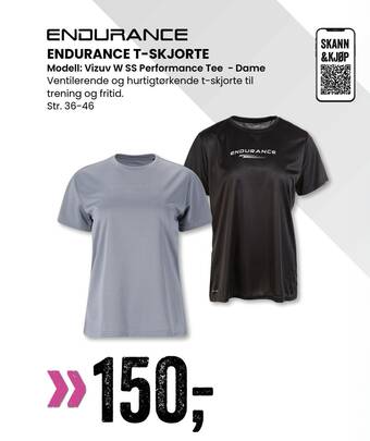 Sport Outlet Endurance t-skjorte tilbud