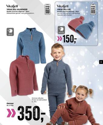 Sport Outlet Vikafjell ullgenser tilbud