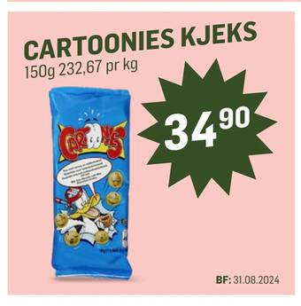 Holdbart Cartoonies kjeks tilbud