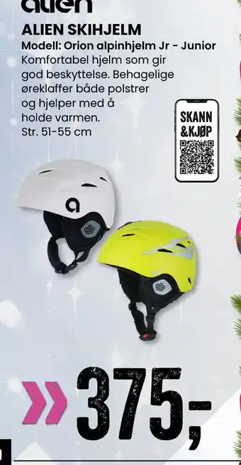 Sport Outlet Alien skihjelm tilbud