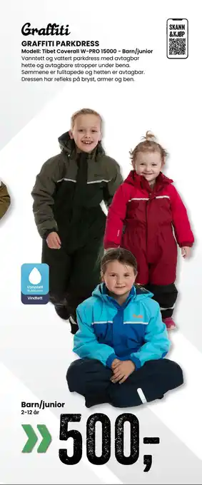 Sport Outlet Graffiti parkdress tilbud