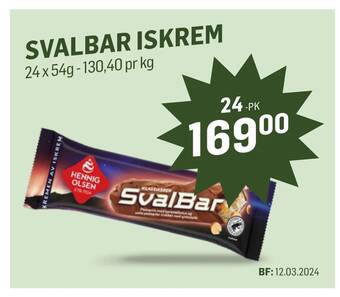 Holdbart Svalbar iskrem tilbud