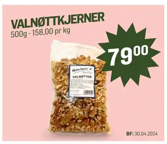 Holdbart Valnøttkjerner tilbud