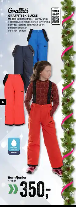 Sport Outlet Graffiti skibukse tilbud