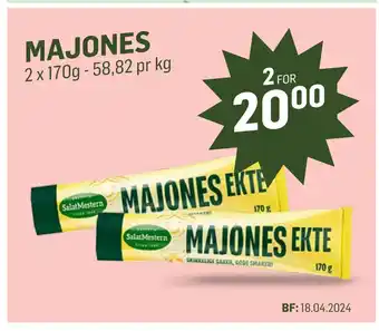 Holdbart Majones tilbud