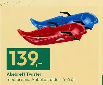 Gigaboks Akebrett twister tilbud