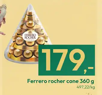 Gigaboks Ferrero rocher cone 360 g tilbud