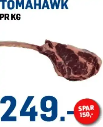 Price Lagerbutikk TOMAHAWK PR KG tilbud