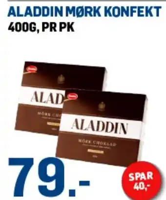 Price Lagerbutikk ALADDIN MØRK KONFEKT tilbud