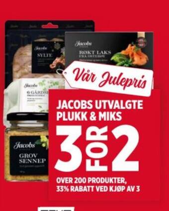 Meny JACOBS UTVALGTE tilbud