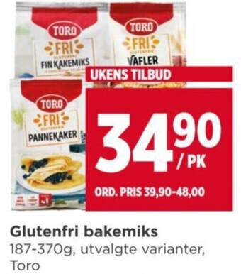 Meny Glutenfri bakemiks tilbud
