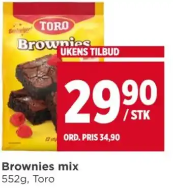 Meny Brownies mix tilbud