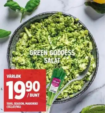 Meny GREEN GODDESS SALAT tilbud