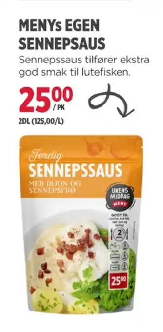 Meny Meny saus tilbud