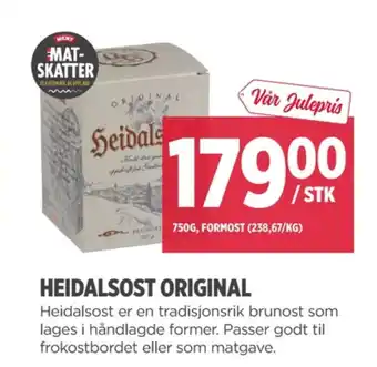 Meny Heidal ost tilbud