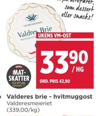 Meny Valdres muggost tilbud