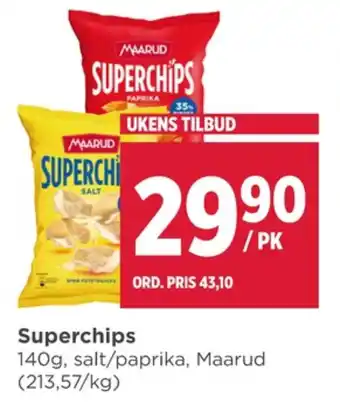 Meny Maarud chips tilbud
